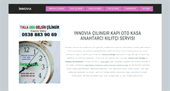 Desktop Screenshot of innovia.cilingircisi.com